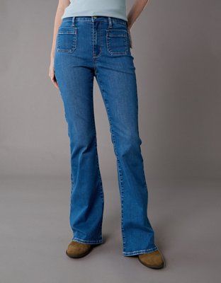 AE Next Level Super High-Waisted Flare Jean