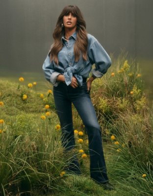 AE Next Level Super High-Waisted Flare Jean