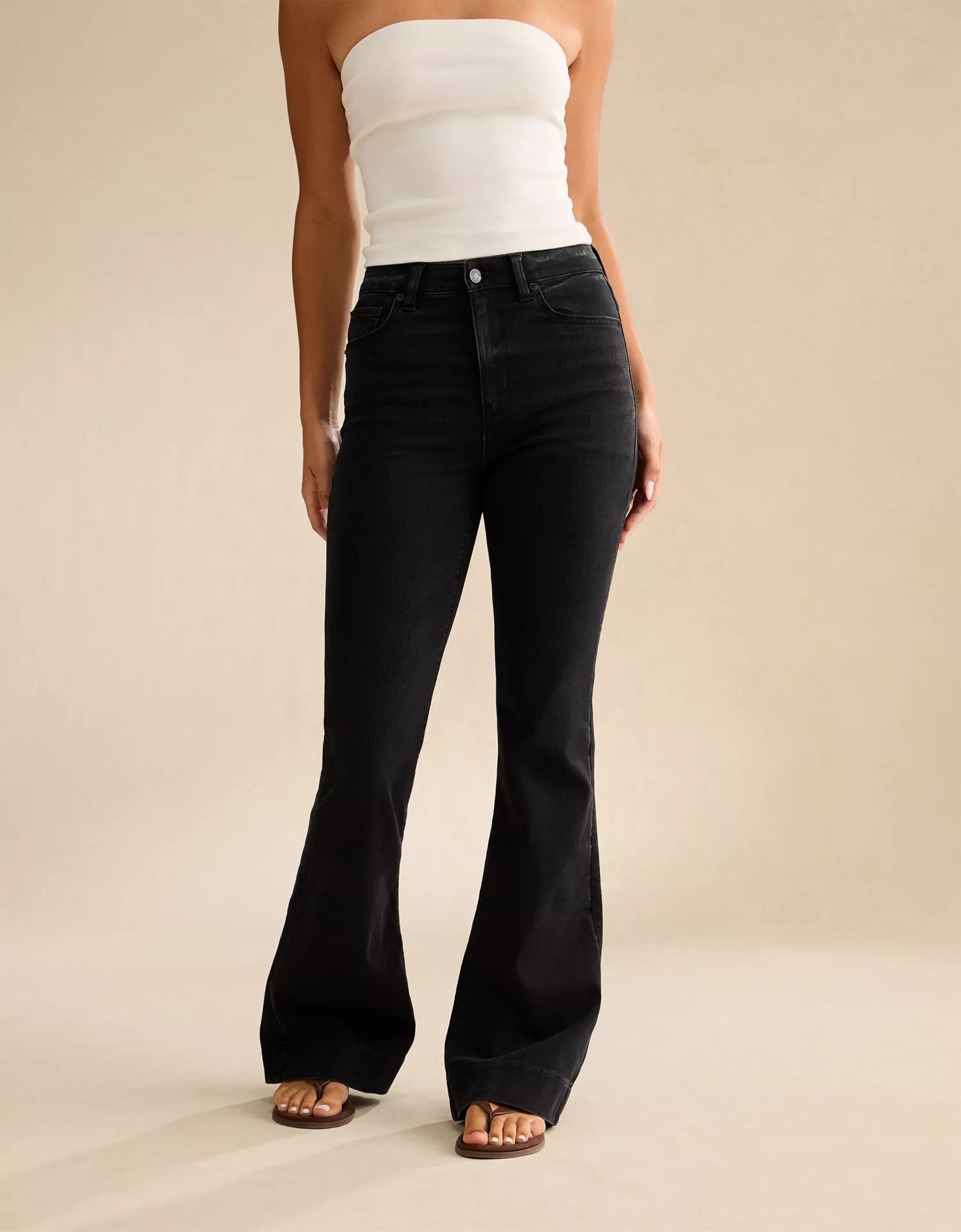 AE Super High-Waisted Flare Jean