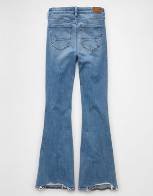 AE Next Level Ripped Super High-Waisted Flare Jean