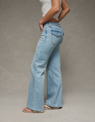 AE Stretch Low-Rise Flare Jean