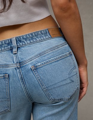 Jean évasé à taille basse extensible AE