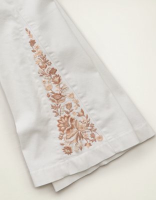 AE Super High-Waisted Embroidered Flare Jean