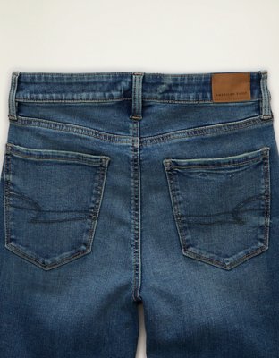 AE Super High-Waisted Embroidered Flare Jean
