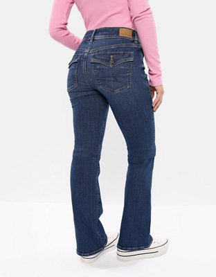 AE Stretch Low-Rise Kick Bootcut Jean