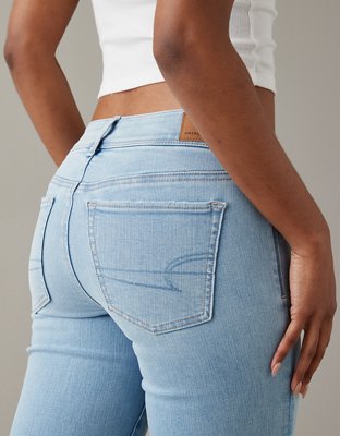 Женские джинсы American Eagle AE Ne(x)t Level Ripped Low-Rise Kick Bootcut Jean — фото 5