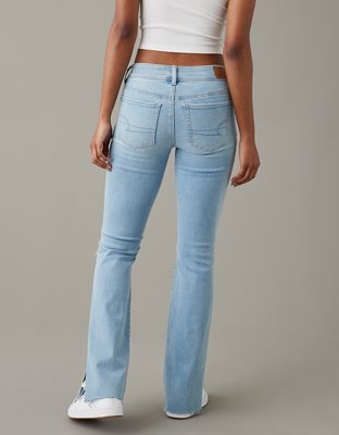 Женские джинсы American Eagle AE Ne(x)t Level Ripped Low-Rise Kick Bootcut Jean — фото 2