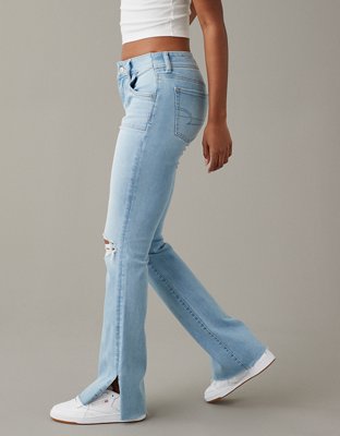 AE Stretch Low-Rise Kick Bootcut Jean