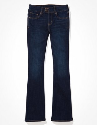 Low Rise Flare Jean Blue