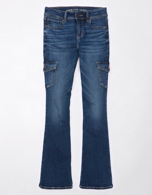 AE Stretch Low-Rise Kick Bootcut Jean | Stretchjeans