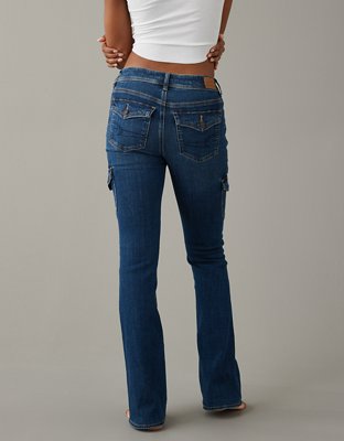 AE Stretch Low-Rise Kick Bootcut Jean