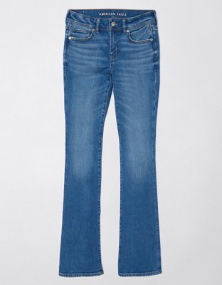 Buy American Eagle Women Blue Next Level Low-rise Kick Bootcut