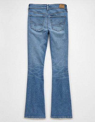 AE Next Level Low-Rise Kick Bootcut Ripped Jean