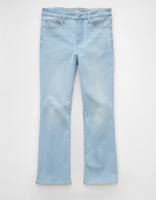 AE Next Level High-Waisted Kick Bootcut Crop Jean