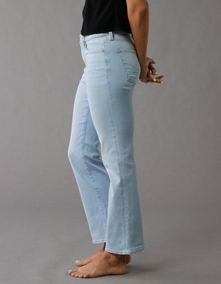 AE Next Level High-Waisted Kick Bootcut Crop Jean