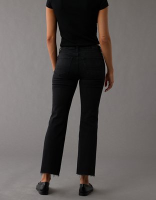 AE Next Level High-Waisted Kick Bootcut Crop Jean