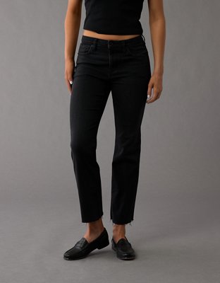 AE Next Level High-Waisted Kick Bootcut Crop Jean