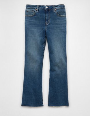 AE Next Level High-Waisted Kick Bootcut Crop Jean