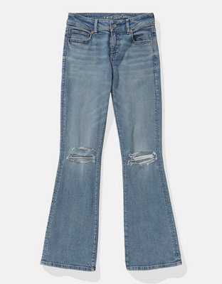 AE Next Level Ripped Low-Rise Kick Bootcut Jean