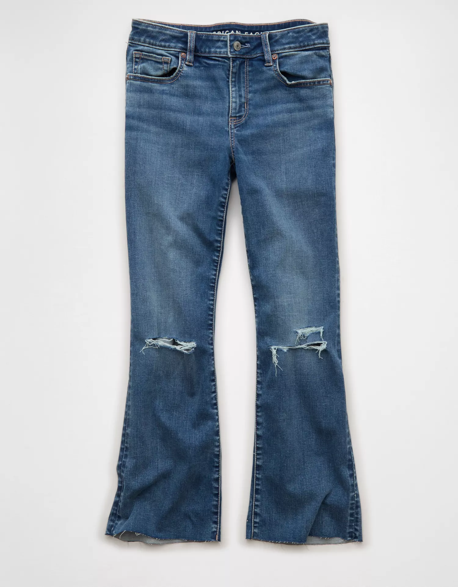 AE High-Waisted Kick Bootcut Crop Jean - thumbnail 8