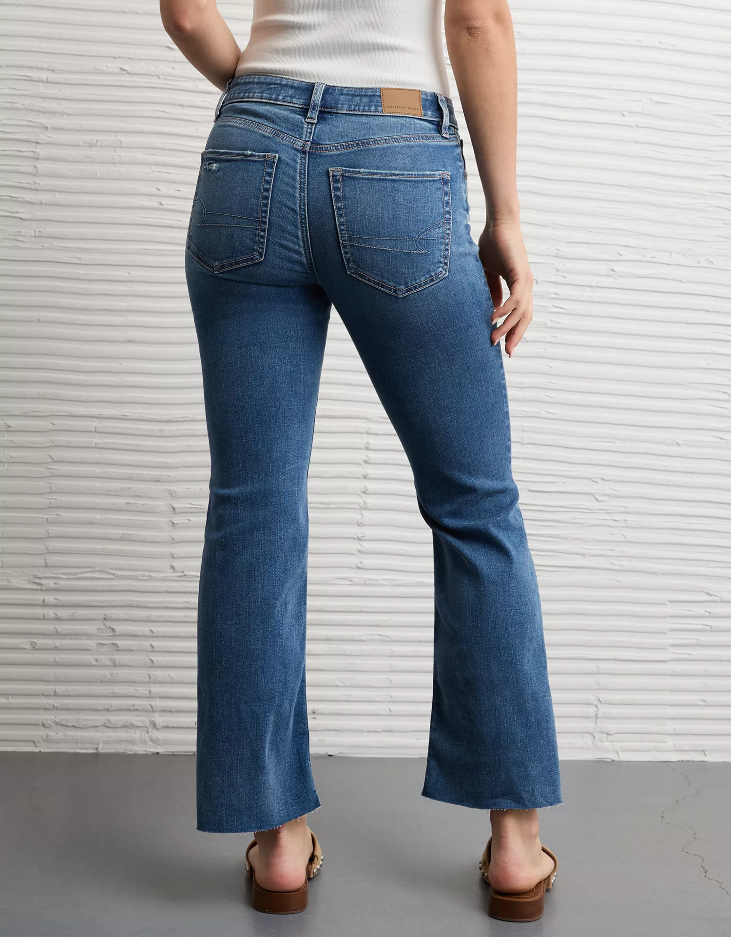 AE High-Waisted Kick Bootcut Crop Jean - thumbnail 7