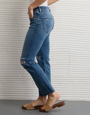 AE Next Level High-Waisted Kick Bootcut Crop Jean