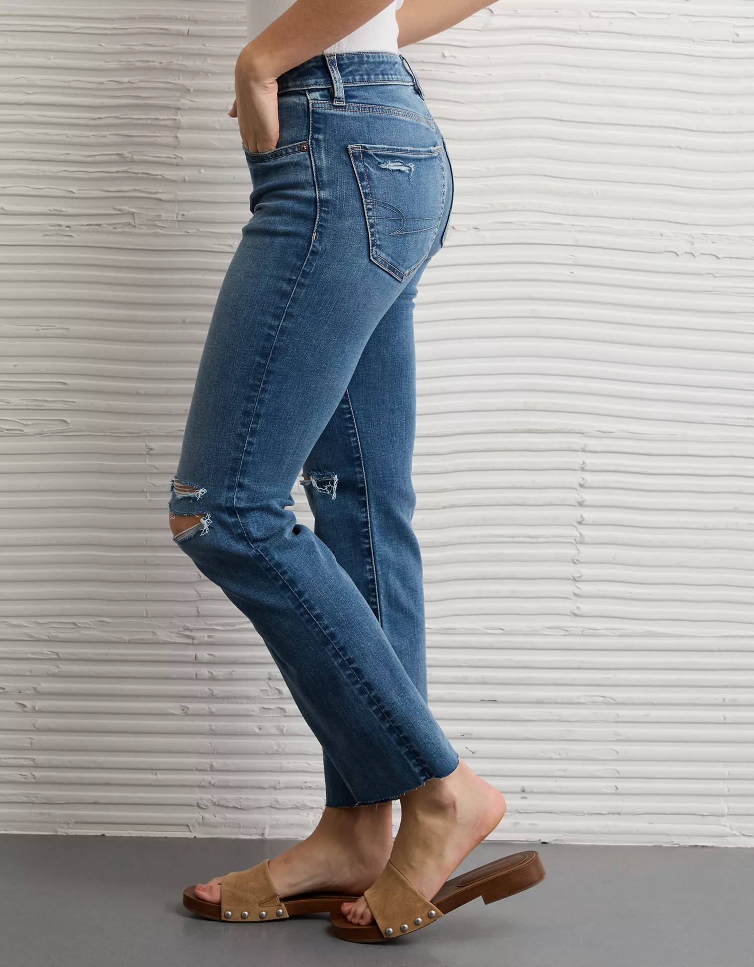 AE High-Waisted Kick Bootcut Crop Jean - thumbnail 10