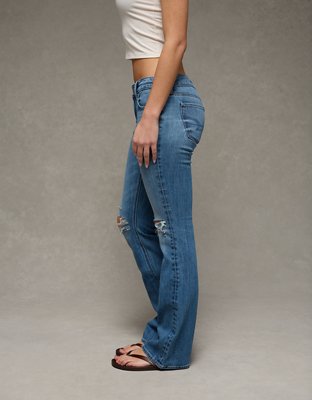 AE Stretch Super Low-Rise Kick Bootcut Jean