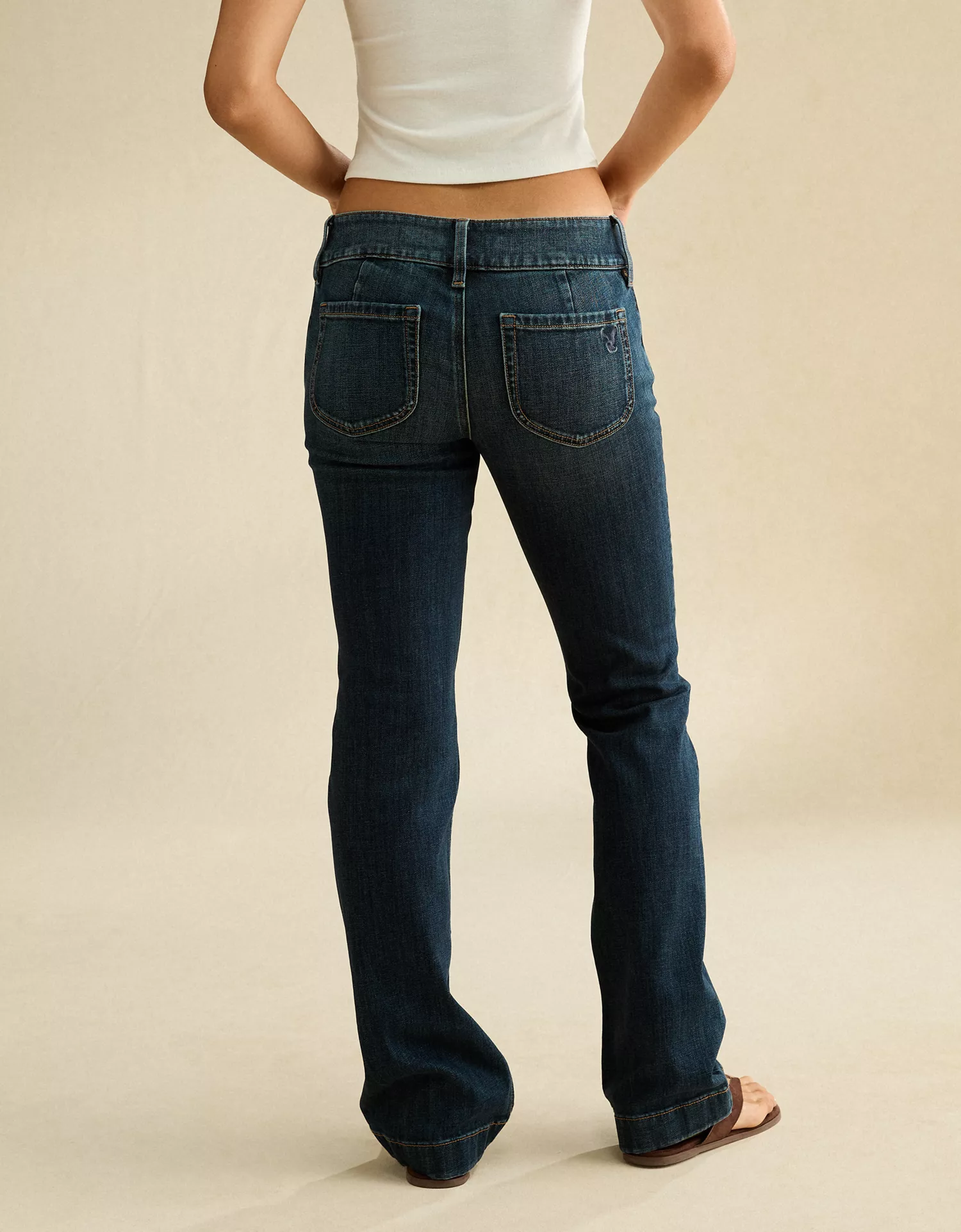 AE Super Low-Rise Kick Bootcut Jean - thumbnail 3