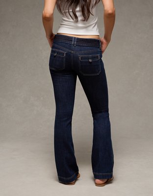 AE Stretch Super Low-Rise Kick Bootcut Jean