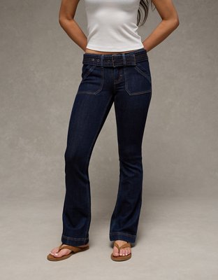 AE Stretch Super Low-Rise Kick Bootcut Jean