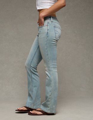 AE Stretch Super Low-Rise Kick Bootcut Jean