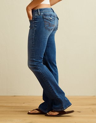 AE Super Low-Rise Kick Bootcut Jean | American Eagle