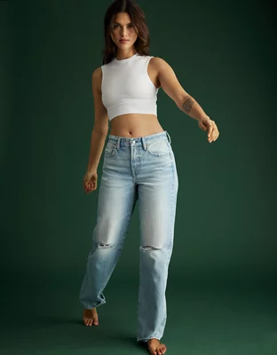 AE77 Low-Rise Baggy Straight Jean