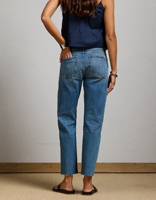 AE77 Premium Straight Ankle Jean