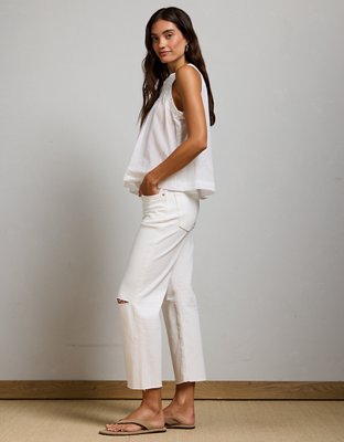 AE77 Premium Bootcut Crop Jean