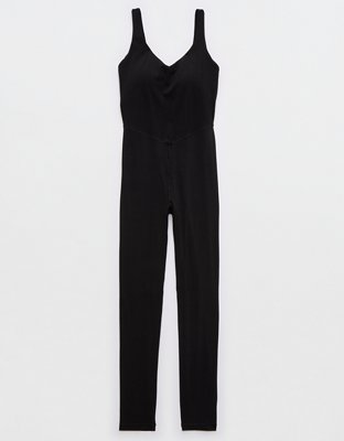 Ally Low Back Active Romper Black