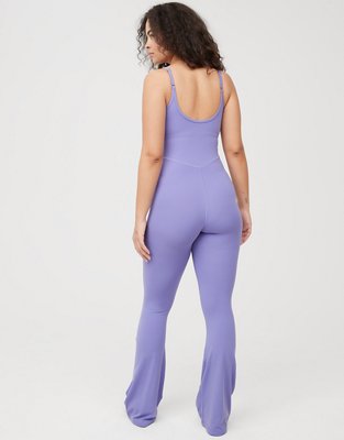 OFFLINE By Aerie Real Me Xtra Flare Jumpsuit