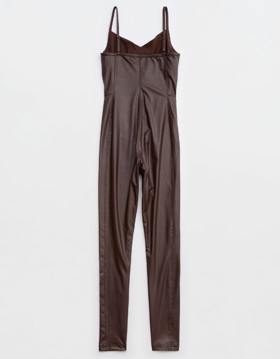 Combinaison-pantalon en similicuir Real Luxe OFFLINE d’Aerie