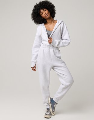OFFLINE By Aerie Cloud Fleece Jumpsuit