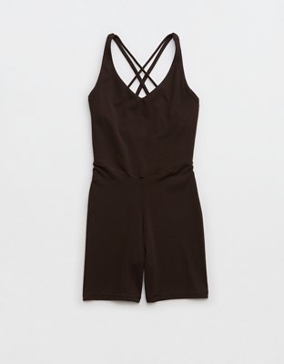 Женские комбинезоны Aerie OFFLINE By Aerie Real Me Xtra Strappy 5" Romper — фото 3