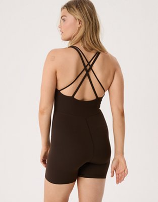 OFFLINE By Aerie Real Me Xtra Strappy 5" Romper