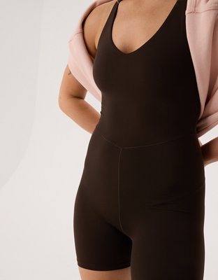 Женские комбинезоны Aerie OFFLINE By Aerie Real Me Xtra Strappy 5" Romper — фото 4