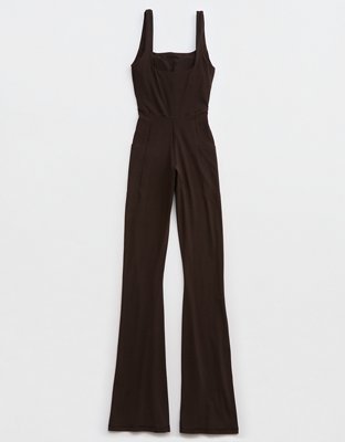 Женские комбинезоны Aerie OFFLINE By Aerie Real Me Xtra Pocket Bootcut Jumpsuit — фото 4