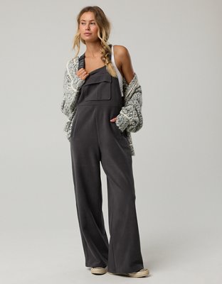 OFFLINE By Aerie Polar Fleece Overalls