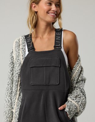 OFFLINE By Aerie Polar Fleece Overalls