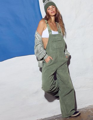 OFFLINE By Aerie Polar Fleece Overalls