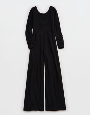 OFFLINE By Aerie OG Cotton Wide Leg Jumpsuit