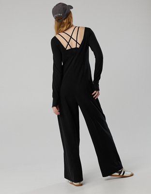 OFFLINE By Aerie OG Cotton Wide Leg Jumpsuit