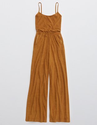 OFFLINE By Aerie Summer Lights Terry Jumpsuit